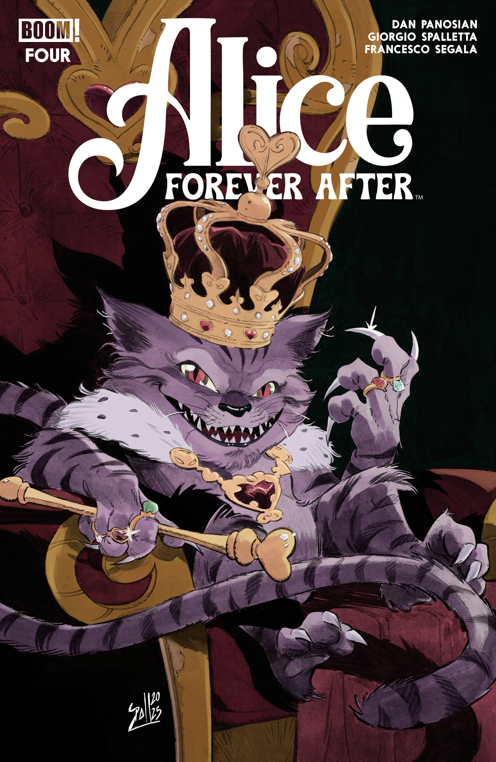 Alice Forever After #4 B Variant (Dressed, Spalletta)