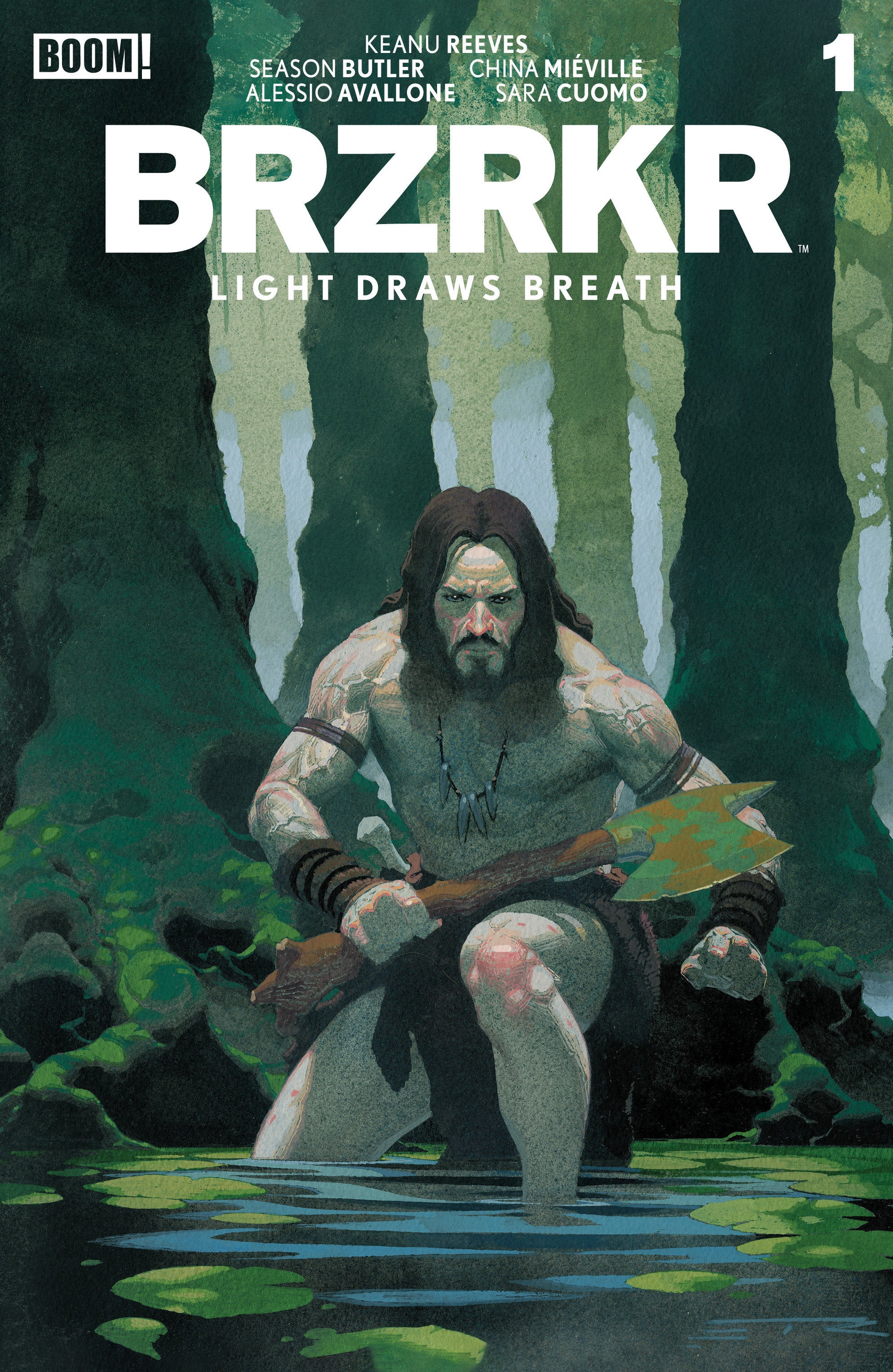 BRZRKR: Light Draws Breath #1 C Variant (Dressed, Foil, Ribic)