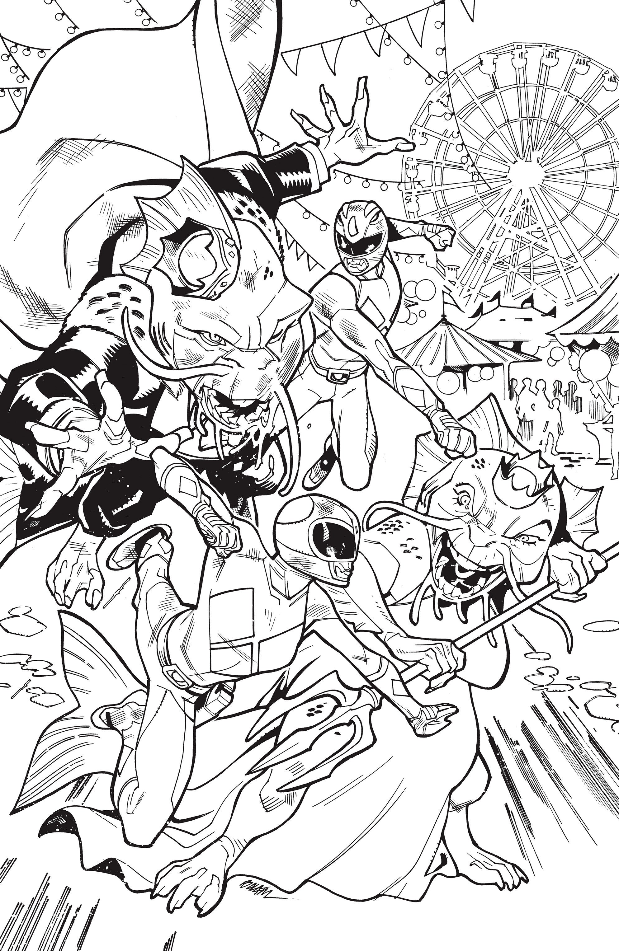 Mighty Morphin Power Rangers (2026) #4 H 1:25 INCV Variant (Full Art, Balám)
