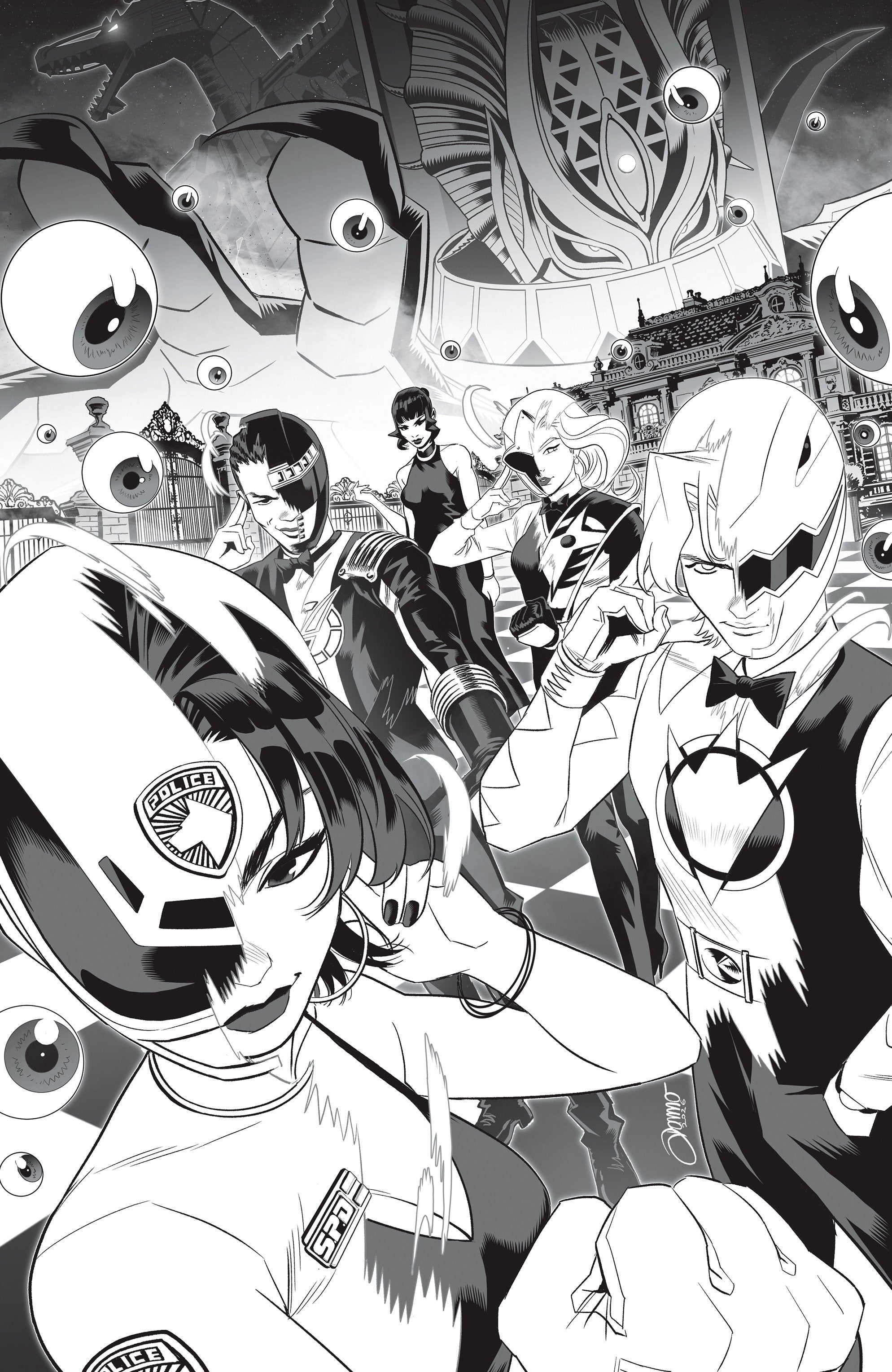 Power Rangers Unlimited #3 J Unlimited Variant (Full Art, Zonno)
