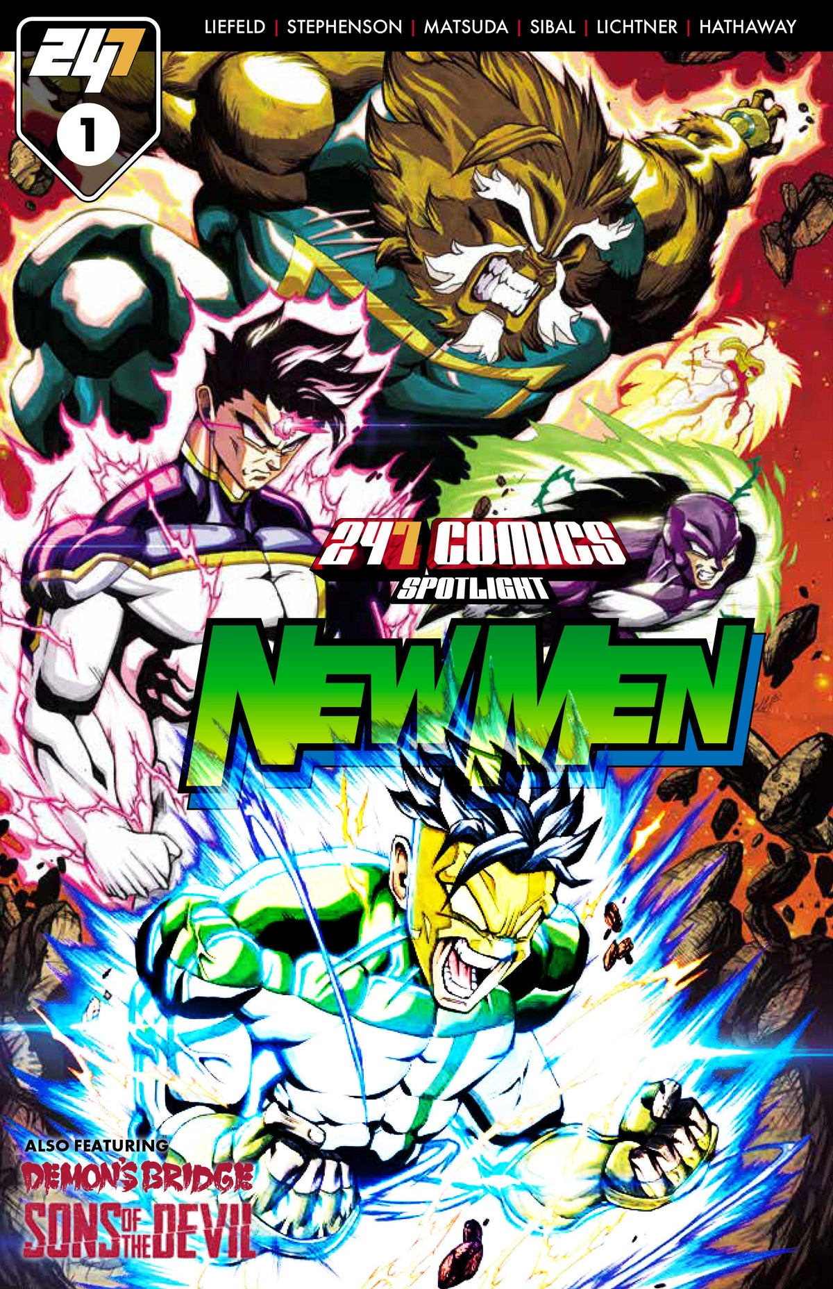247 COMICS Presents / Spotlight #1 Cover F - NEWMEN Manga Var