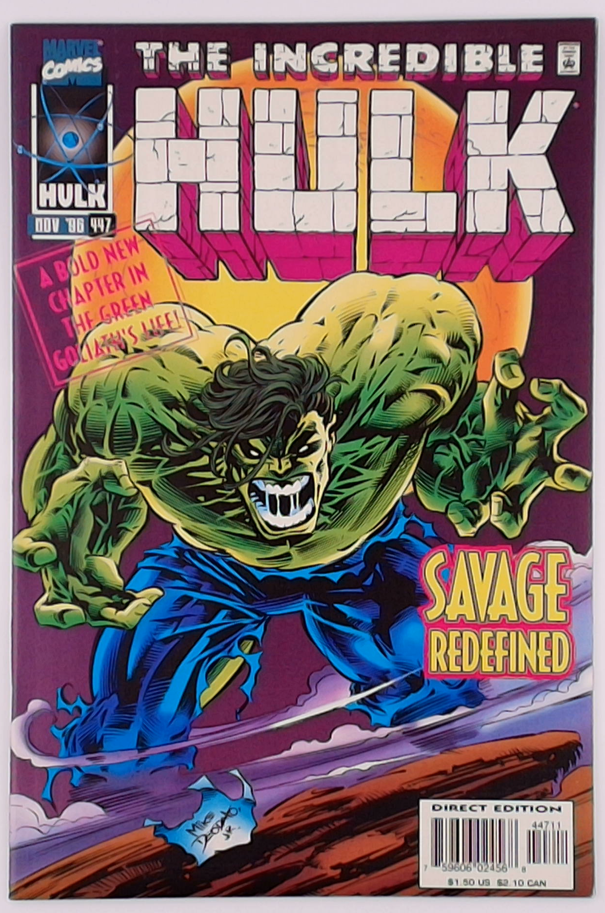 The Incredible Hulk v.1 #447A