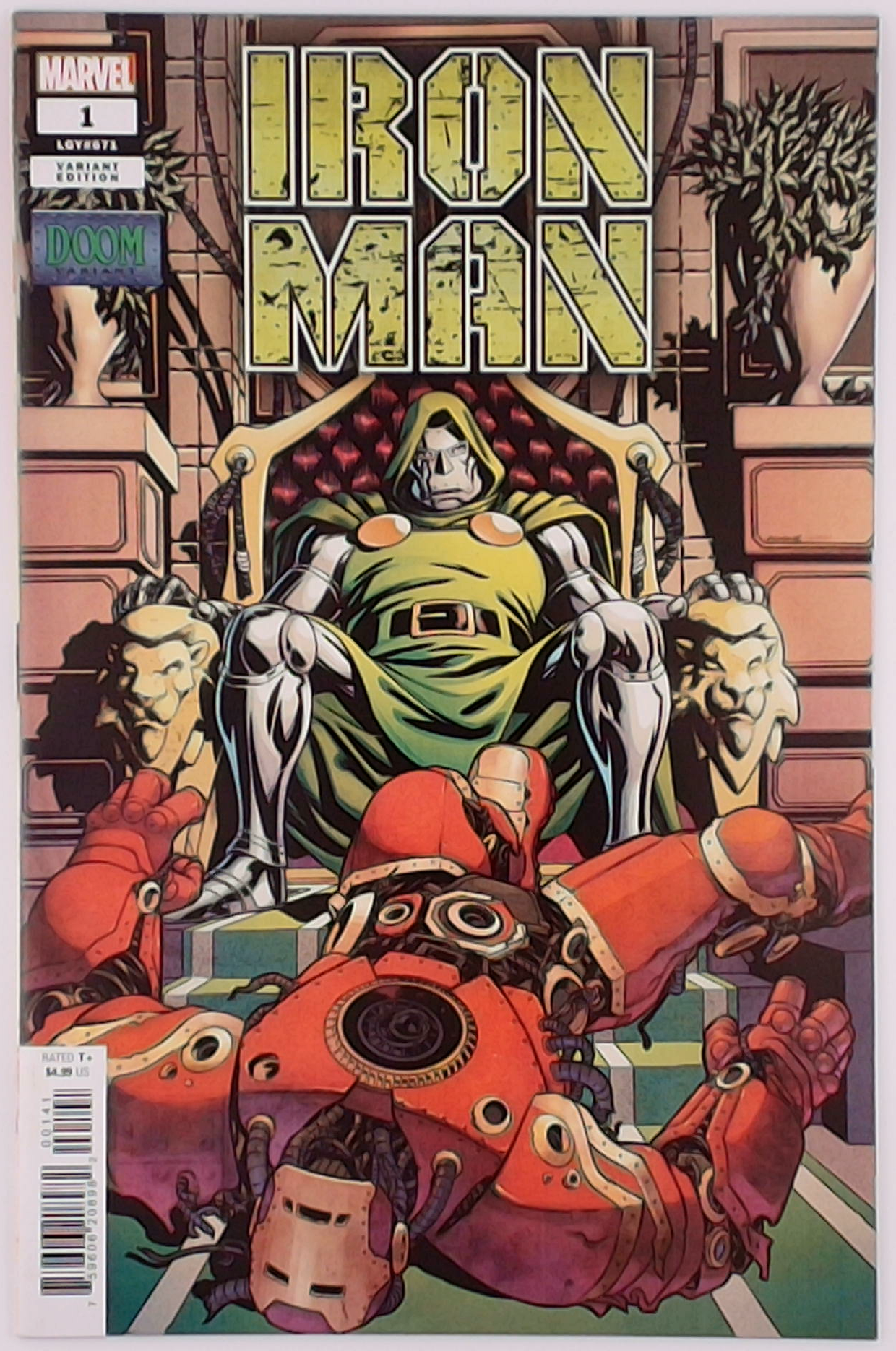 Iron Man v.7 #1D Mike Mckone Doom Variant