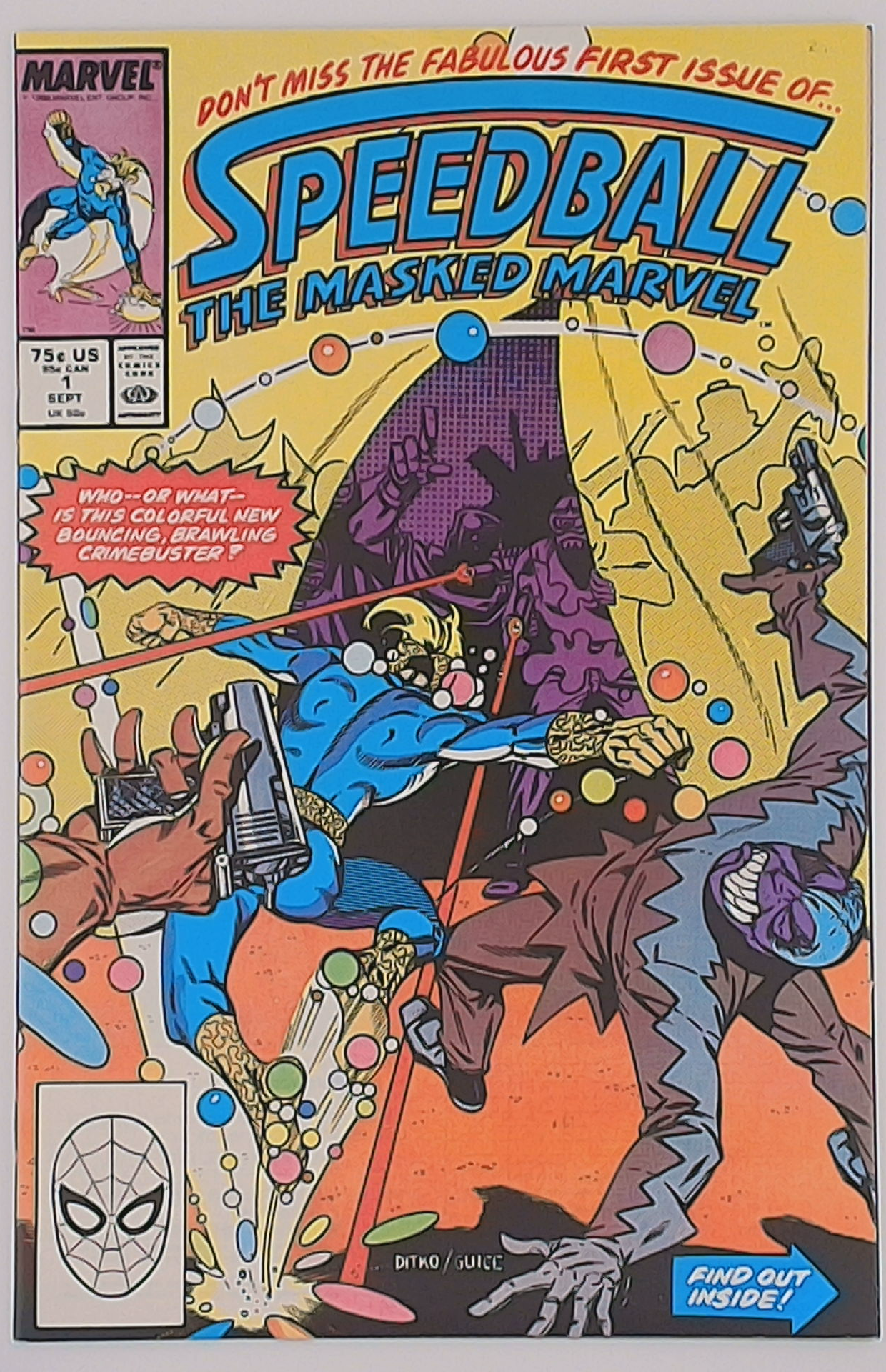 Speedball the Masked Marvel #1