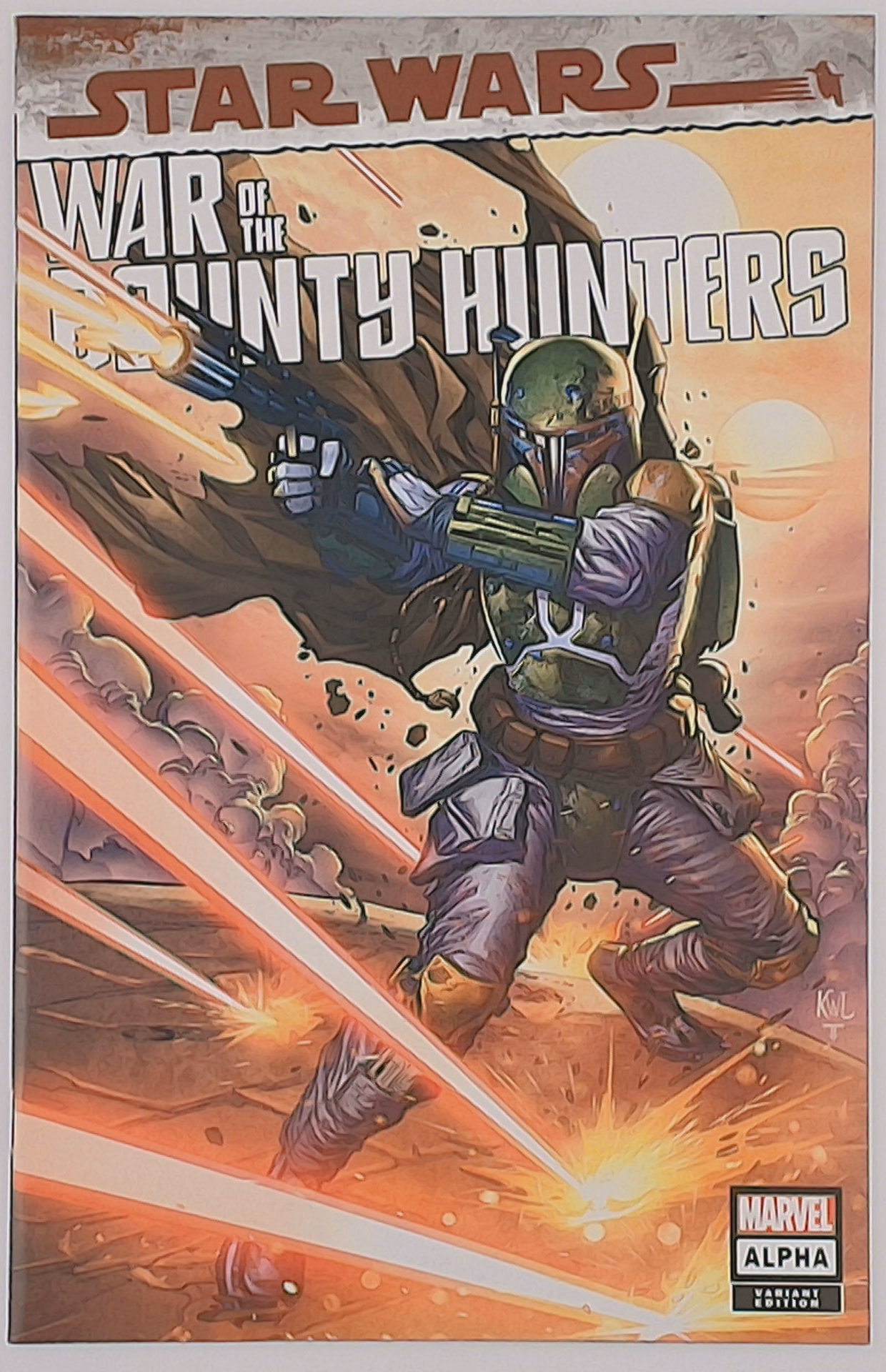 Star Wars: War of the Bounty Hunters - Alpha #1AW Ken Lashley Trade Dress Variant