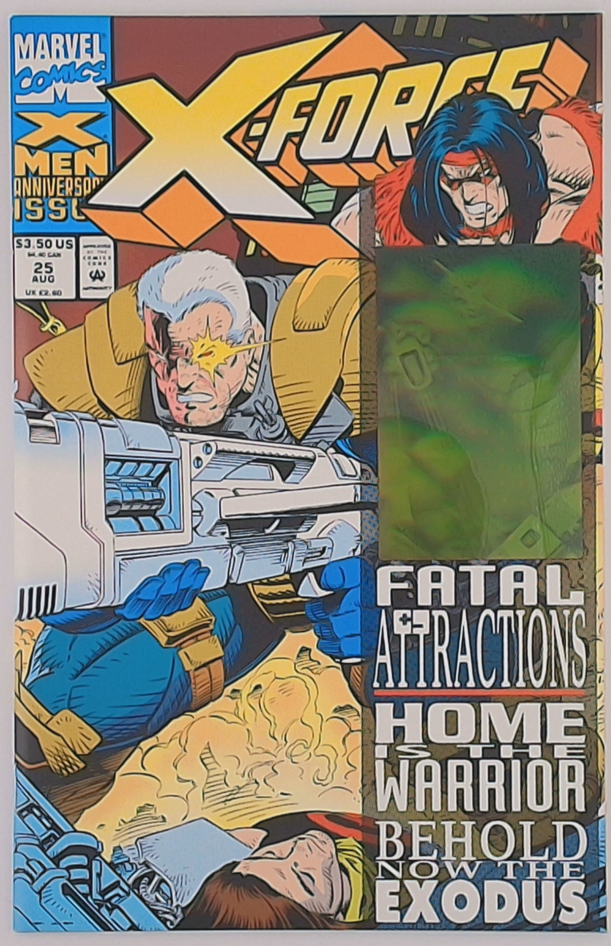 X-Force v.1 #25A Green Hologram Edition