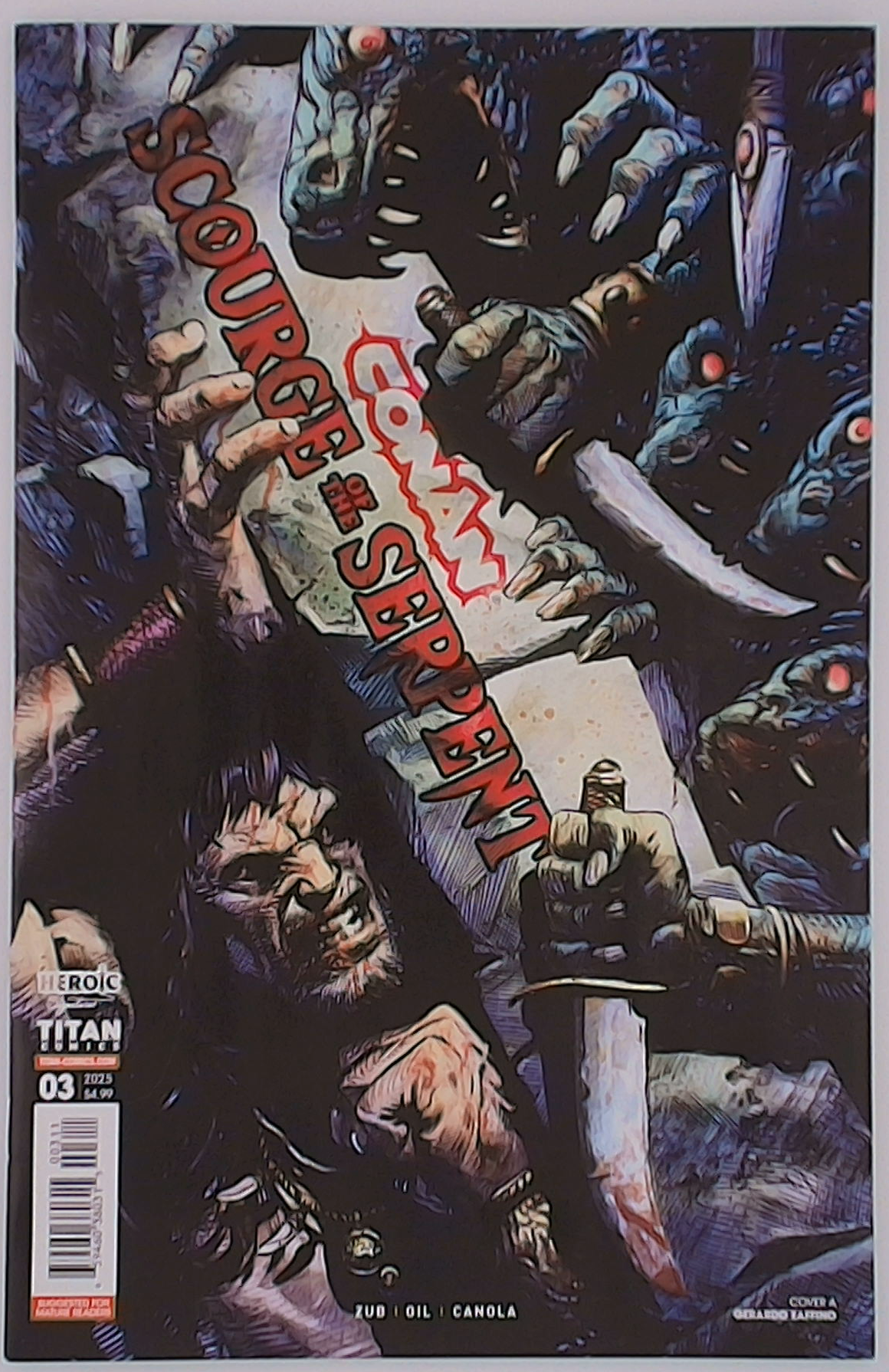 Conan The Barbarian: Scourge Of The Serpent #3A