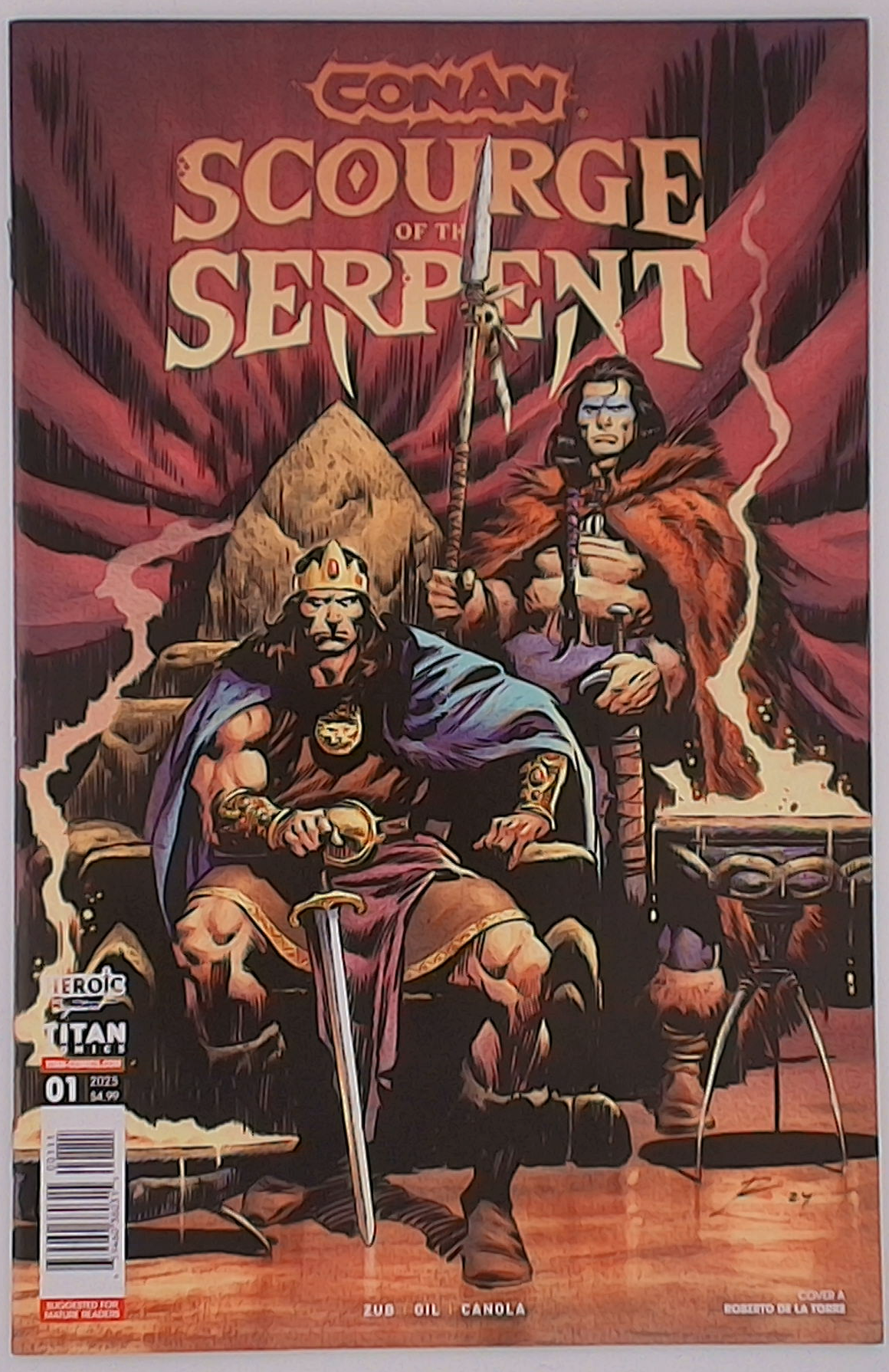 Conan The Barbarian: Scourge Of The Serpent #1A