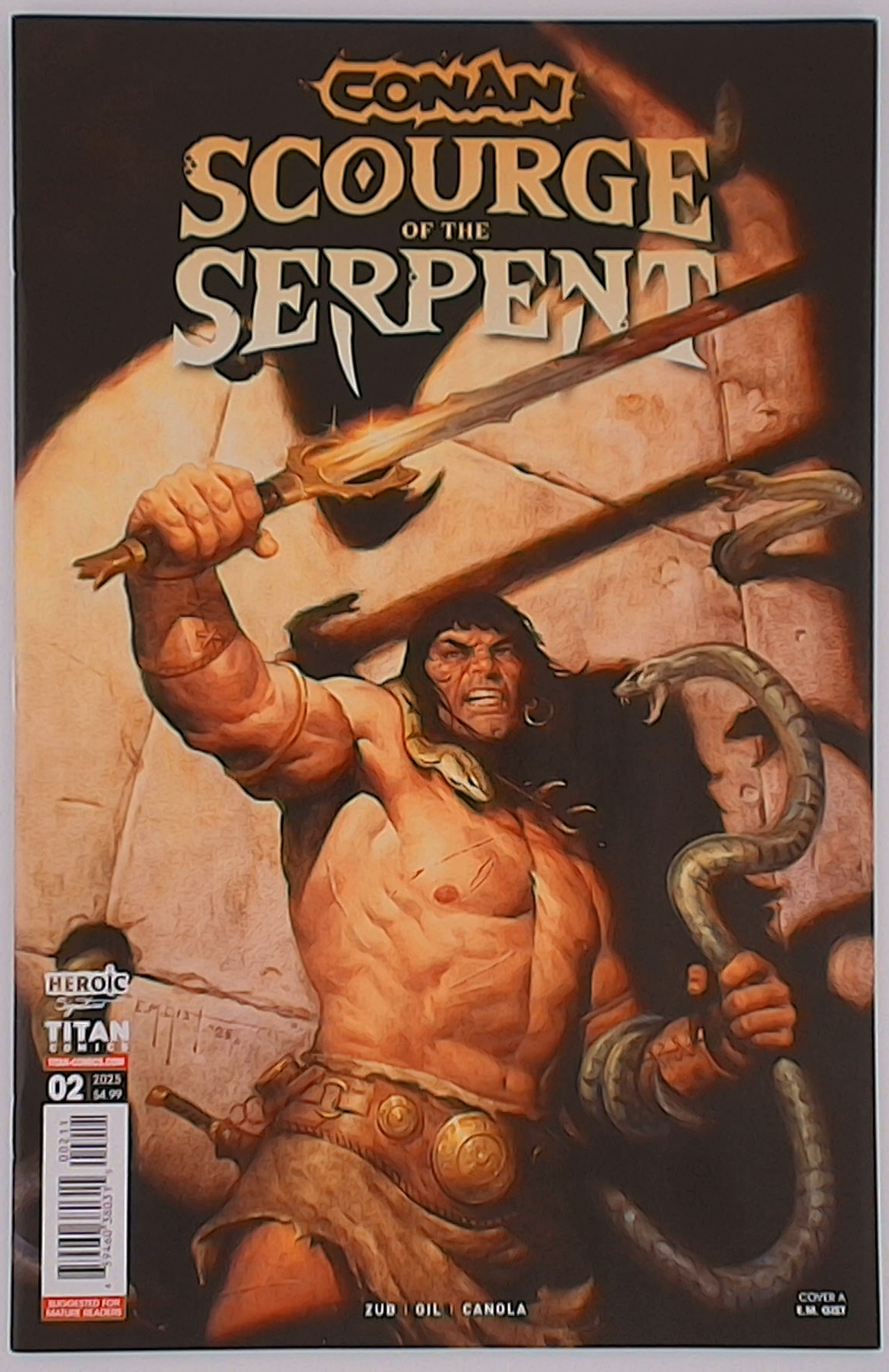 Conan The Barbarian: Scourge Of The Serpent #2A