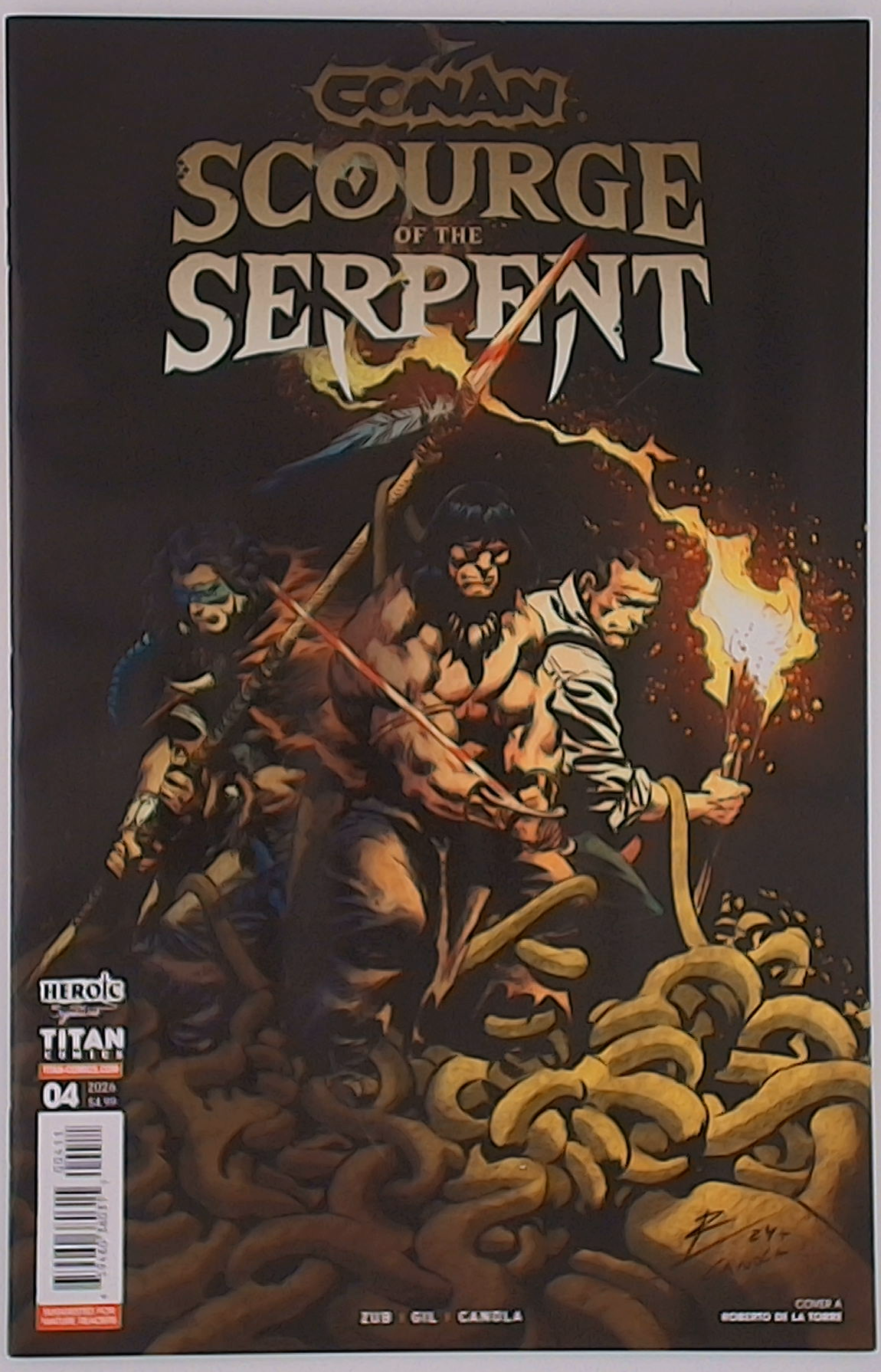 Conan The Barbarian: Scourge Of The Serpent #4A