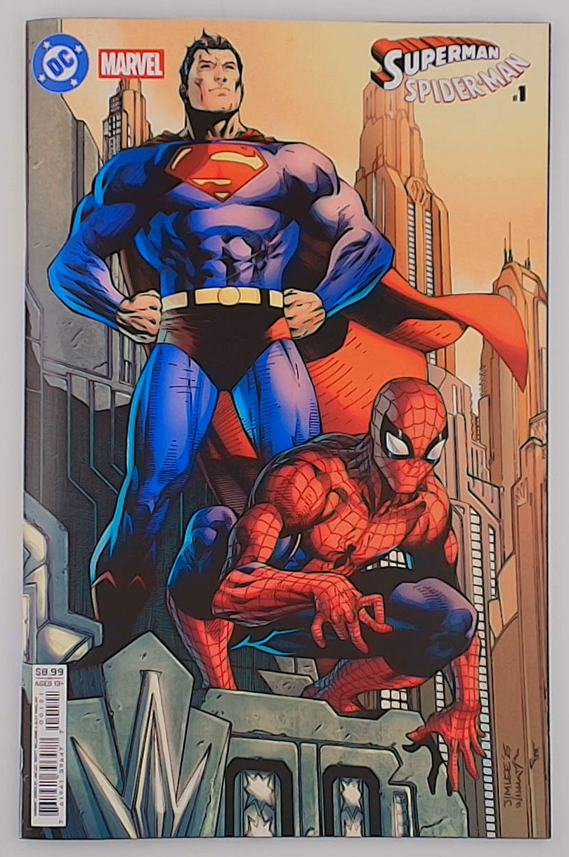 DC / Marvel: Superman / Spider-Man #1B Jim Lee Variant