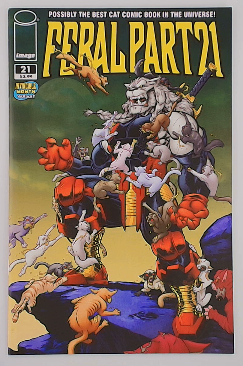 Feral #21E Tony Fleecs & Trish Forstner Invincible Team-Up Variant