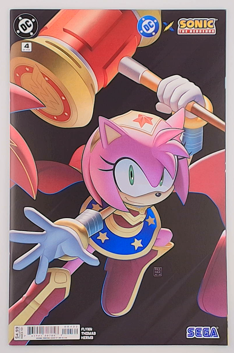 DC X Sonic The Hedgehog #4C 2nd Printing