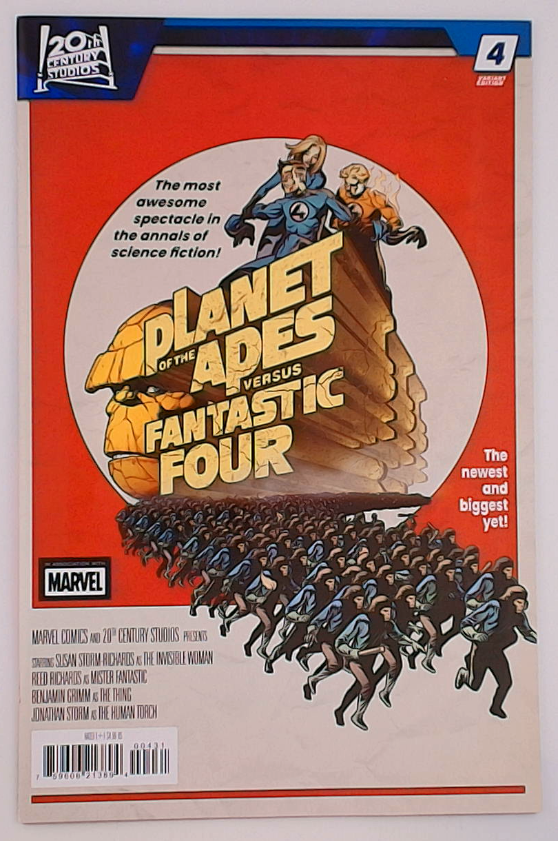 Planet of the Apes vs. Fantastic Four #4C Pere Perez