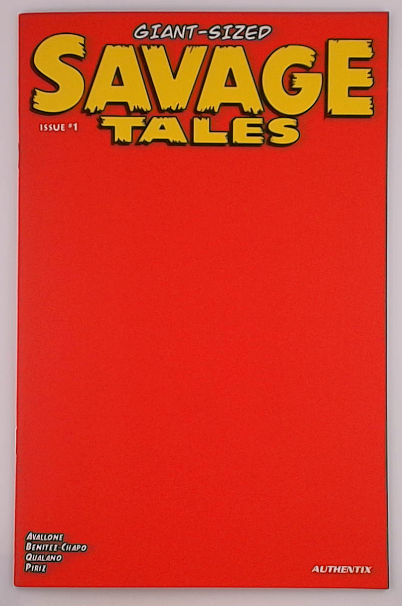 Giant-Sized Savage Tales #1L Red Blank