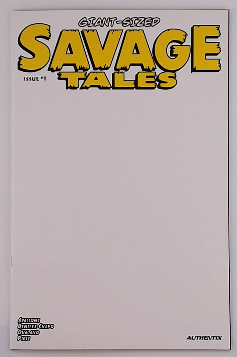 Giant-Sized Savage Tales #1O White Blank