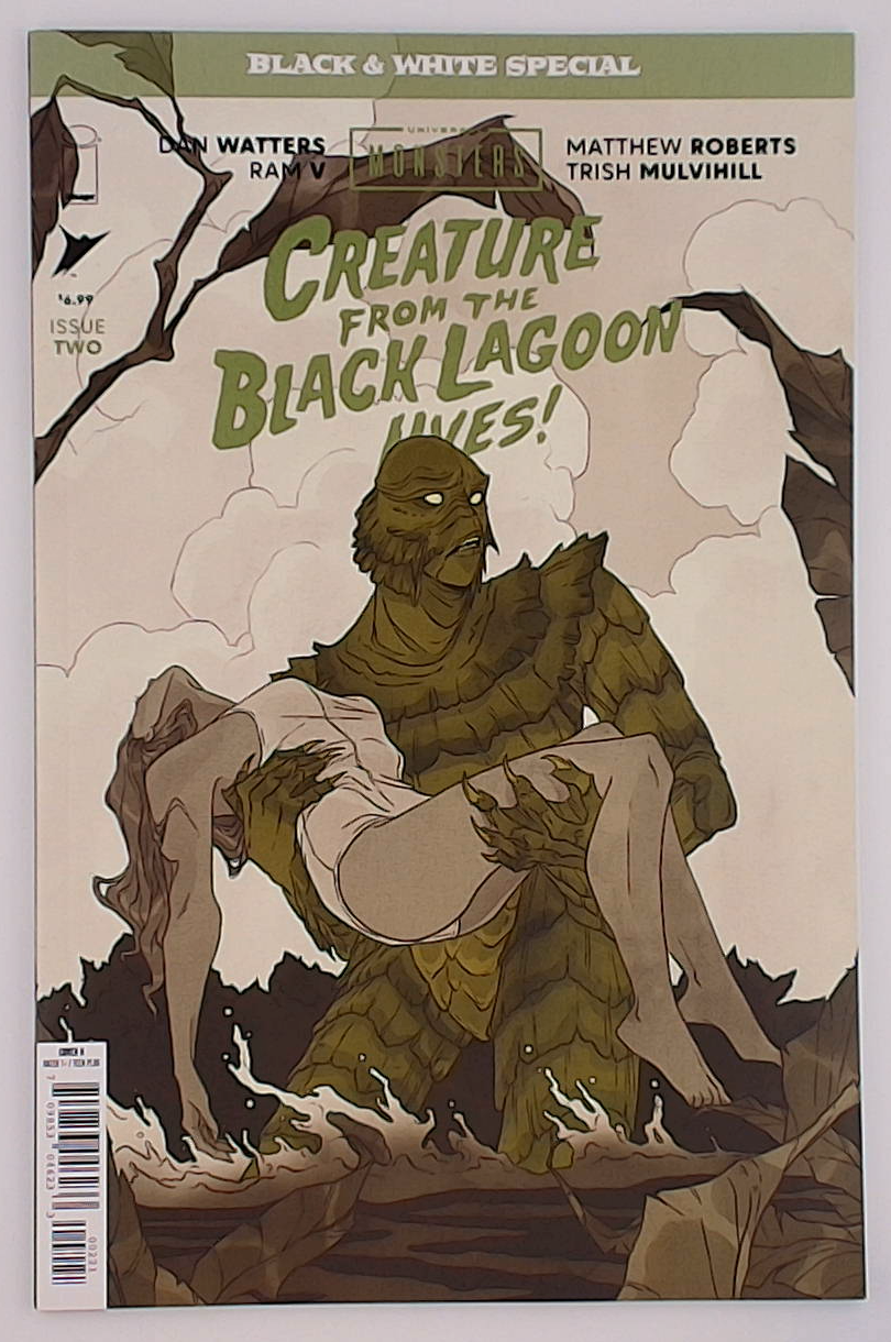 Universal Monsters: Creature from the Black Lagoon Lives! Black & White Special #2B