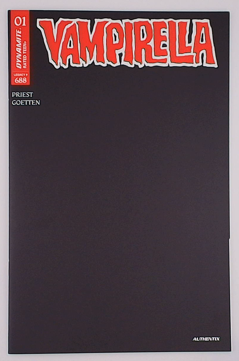 Vampirella v.08 #1BF Black Blank