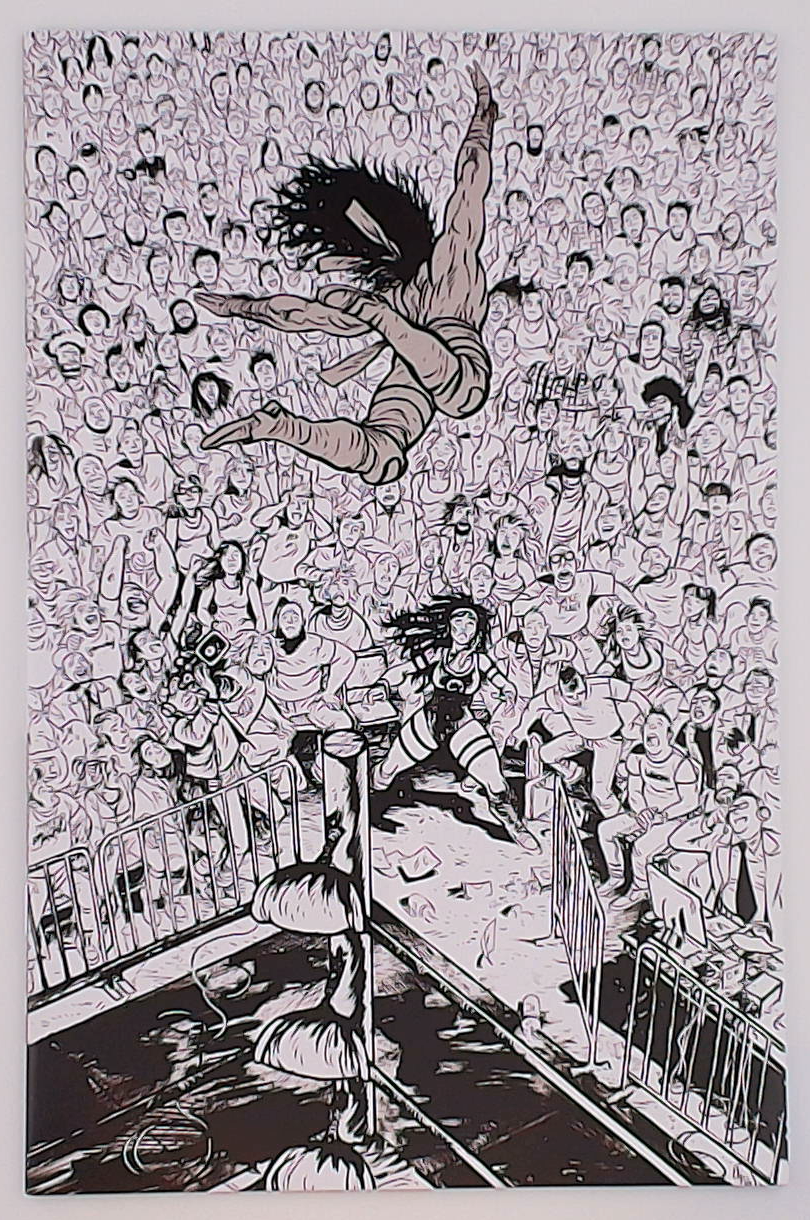 Do A Powerbomb! Black & White #1D Daniel Warren Johnson