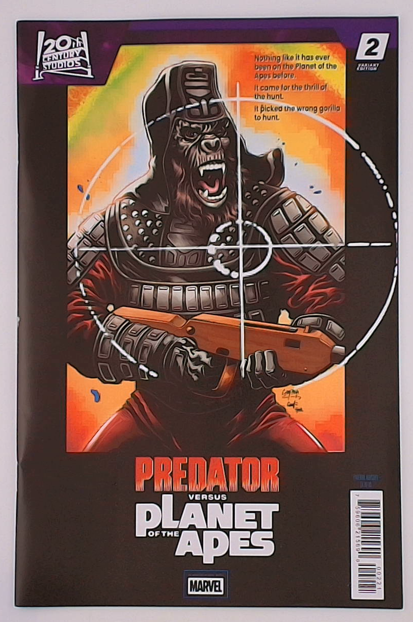 Predator vs. The Planet of the Apes #2B Chris Campana