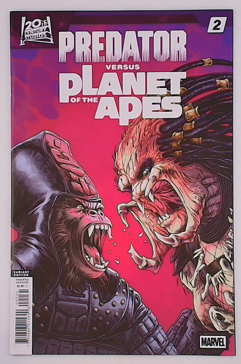 Predator vs. The Planet of the Apes #2C Dave Wachter