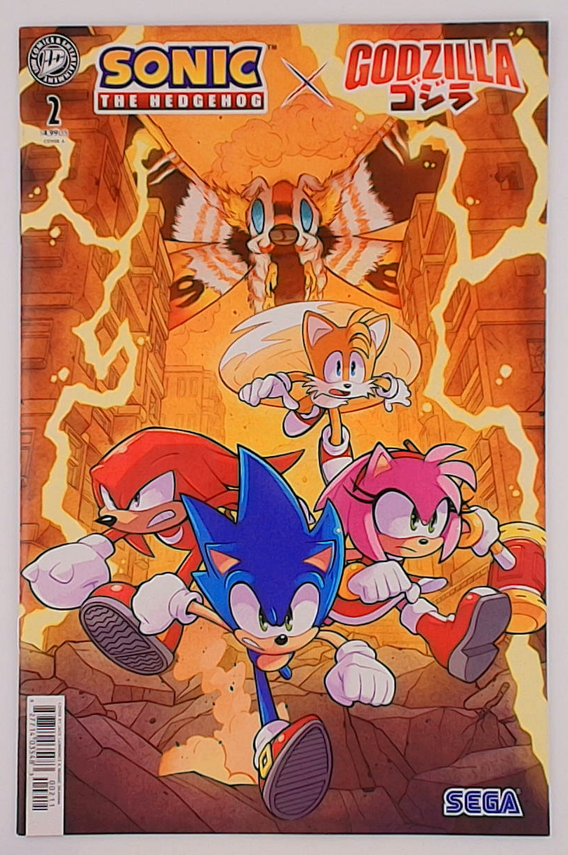 Sonic The Hedgehog X Godzilla #2A