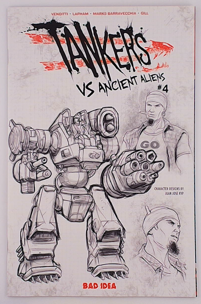 Tankers Vs. Ancient Aliens #4C Juan Jose Ryp
