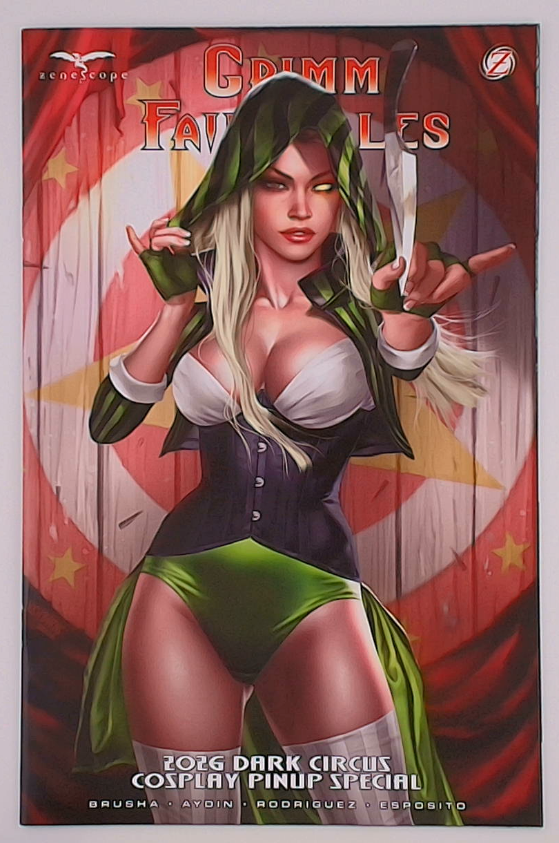 Grimm Fairy Tales: 2026 Dark Circus Cosplay Pinup Special #1B Josh Burns