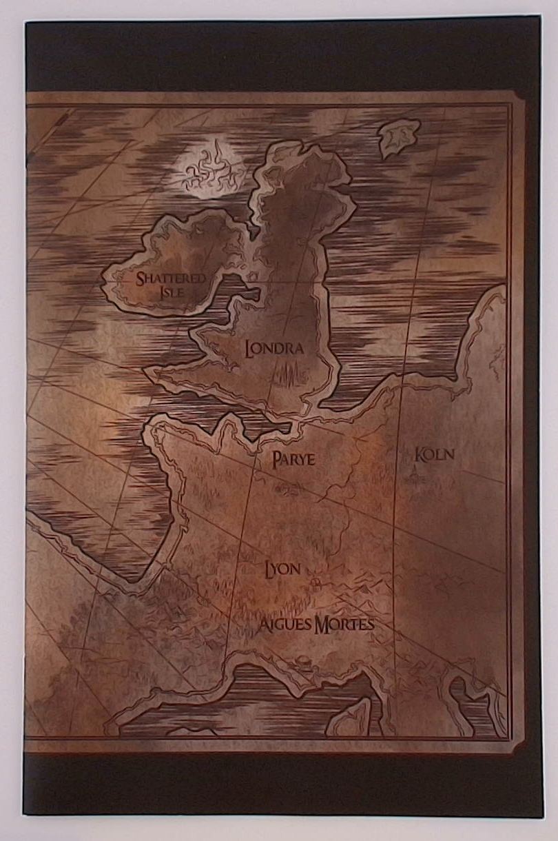 Hawkmoon The Mad God #1D Map Wraparound