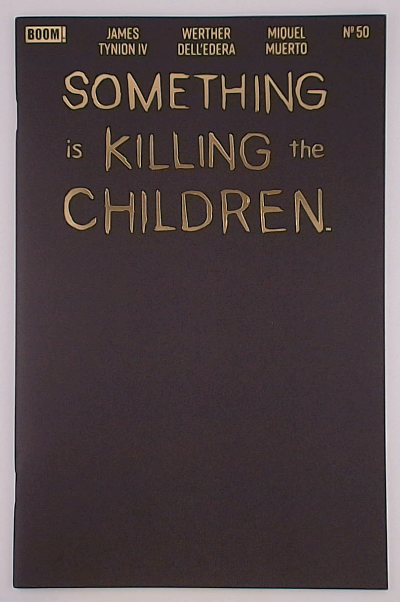 Something is Killing the Children #50E Black Blank