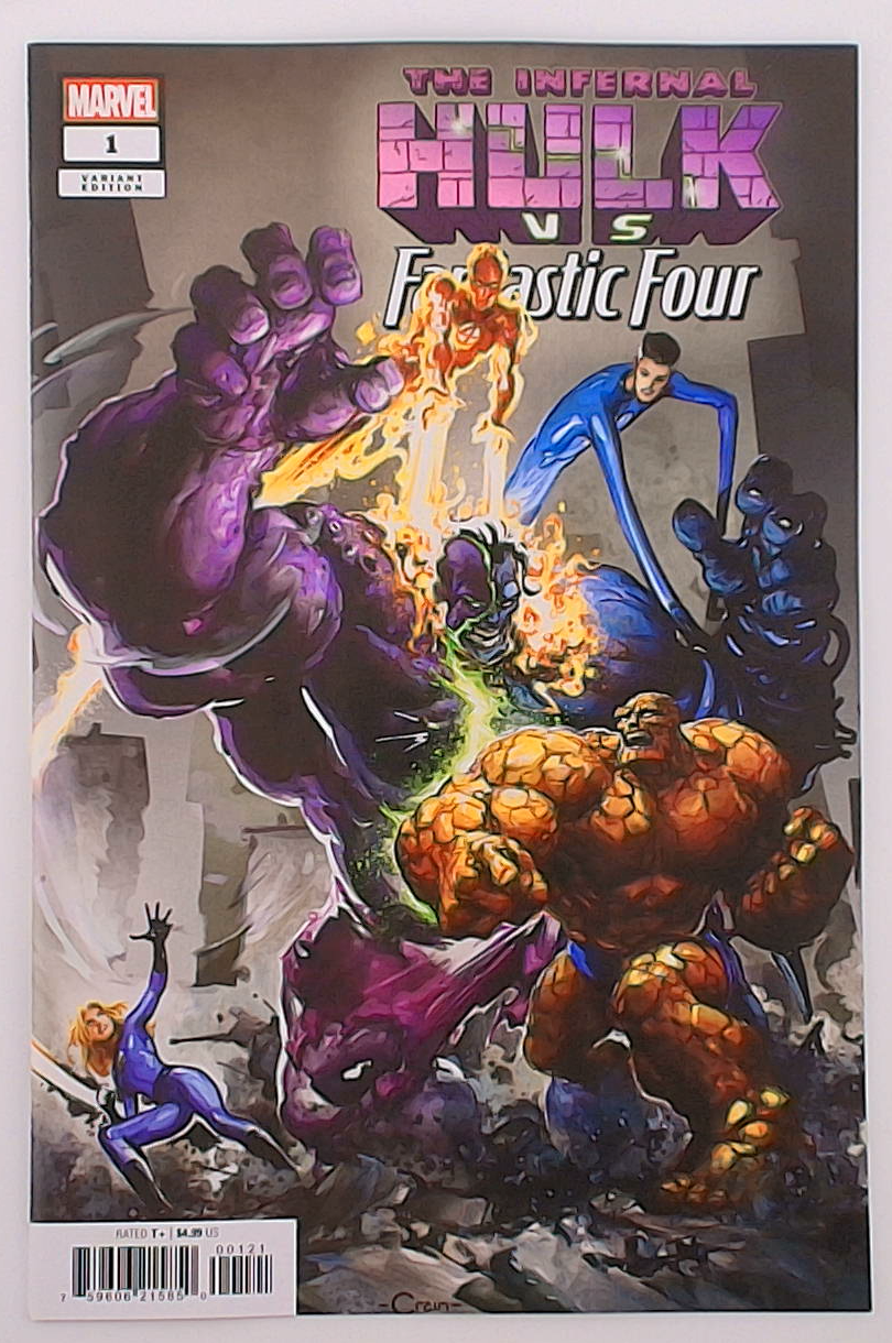 Infernal Hulk vs. Fantastic Four #1B Skottie Young