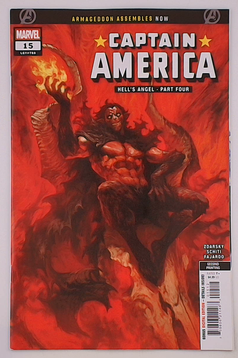 Captain America v.12 #15G 2nd Printing Skan