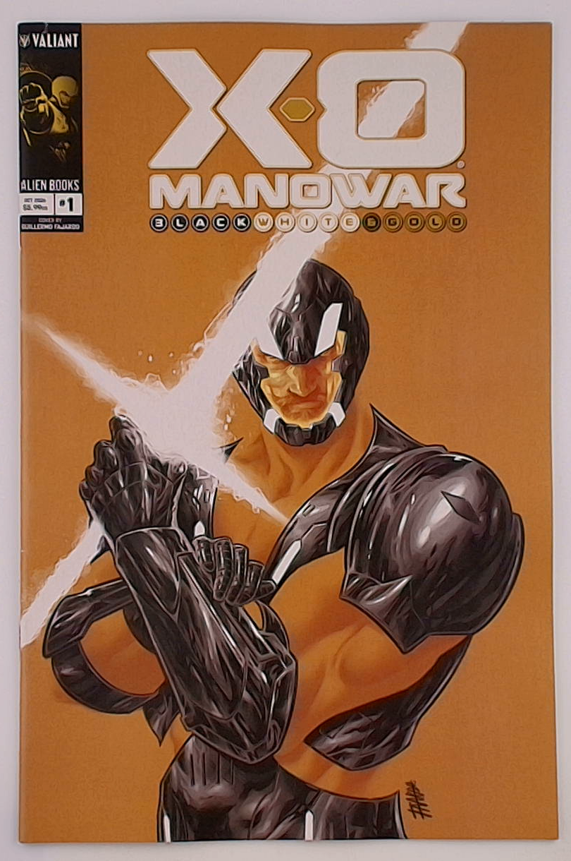X-O Manowar Black, White & Gold #1A